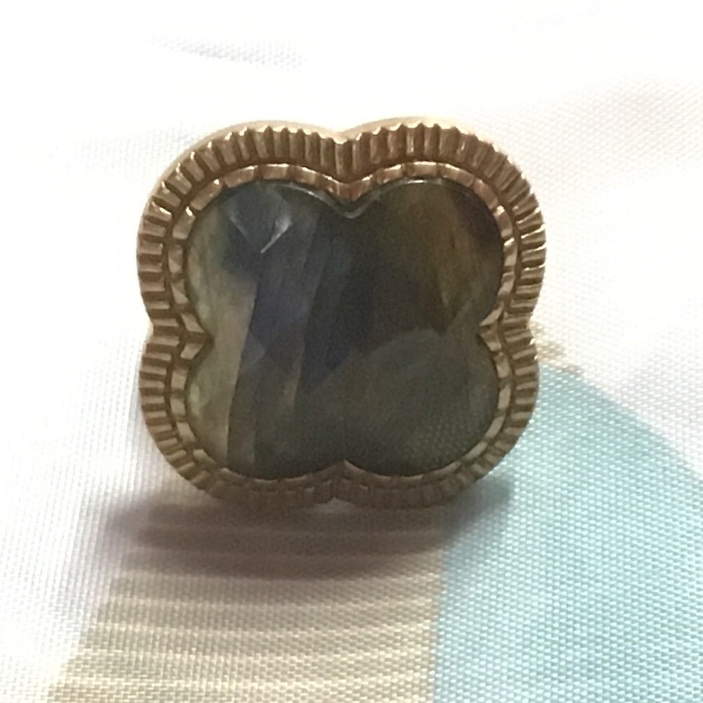 Coleen Lopez Bronze & Labradorite Ring Size 9